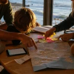 Activité sable d'olonne : famille et amis choisissent une réservation