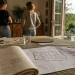 Gîte 20 personnes pays de la loire : table, plans de chambres et vérification équipements