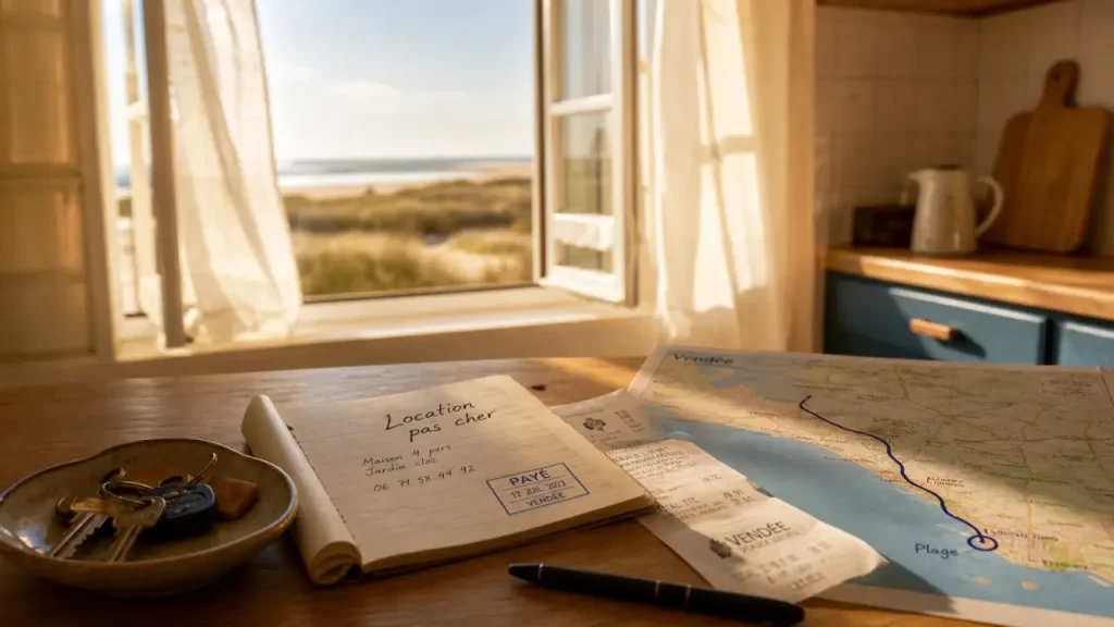 Location vacances Vendée pas cher particulier, secteurs abordables et itinéraires plage