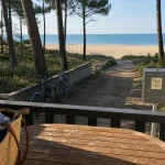 Locations vacances Vendée bord de mer : plage à pied depuis la pinède