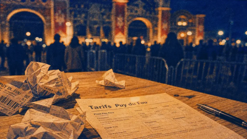 puy du fou tarif : billets adulte enfant à vérifier avant de réserver