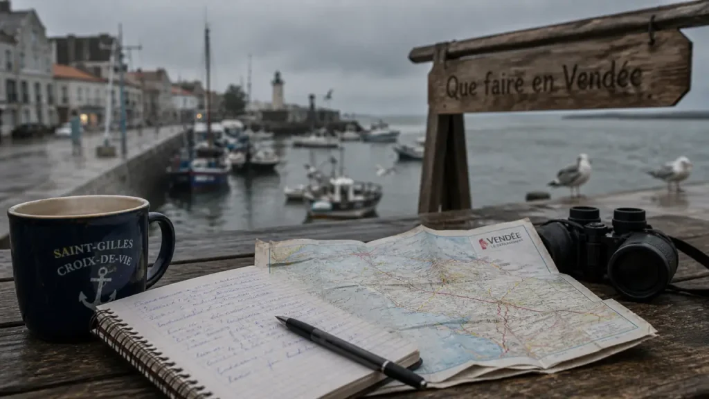 Que faire en Vendée : carte et jumelles près du littoral