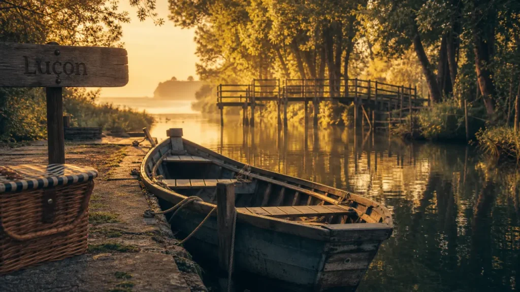 Sud Vendée littoral tourisme : port de Luçon et canaux du marais poitevin