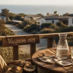 Vacances mobil home Vendée : vue mer depuis le camping