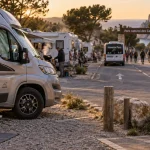 Aire de camping car au Puy du Fou, 650 places avec services complets