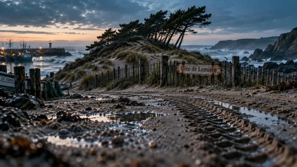 cote vendéenne : plages et dunes au petit matin