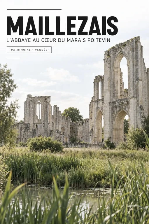 Village du Marais poitevin de Maillezais et son abbaye historique
