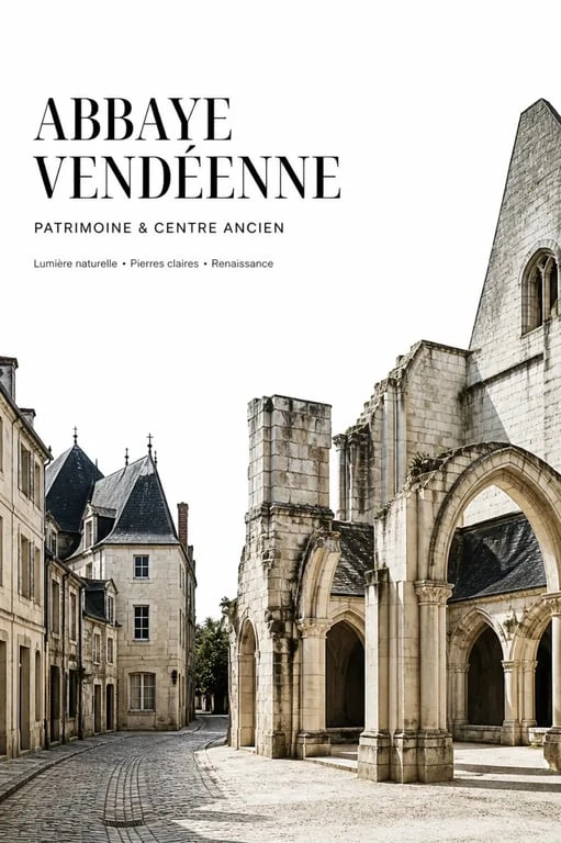 Quoi visiter en Vendée journée du patrimoine : abbaye et centre ancien en Vendée