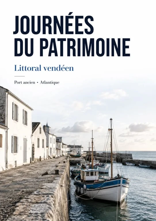 Quoi visiter en Vendée journée du patrimoine : port ancien du littoral vendéen
