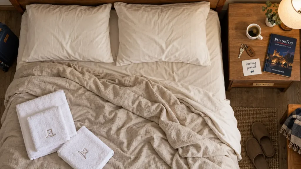 Hotel le puy du fou pas cher aux Herbiers, chambre économique