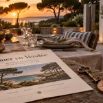 location maison vacances en vendée particulier : patio avec mer visible