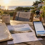 Location vacances La Tranche sur Mer : terrasse avec vue mer
