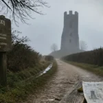 Que faire à Angles Vendée : Tour de Moricq en vélo, chemin de sable vers la tour