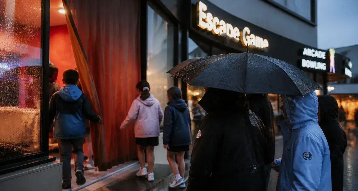 Que faire à Saint Jean de Monts quand il pleut : parapluies et activités couvertes