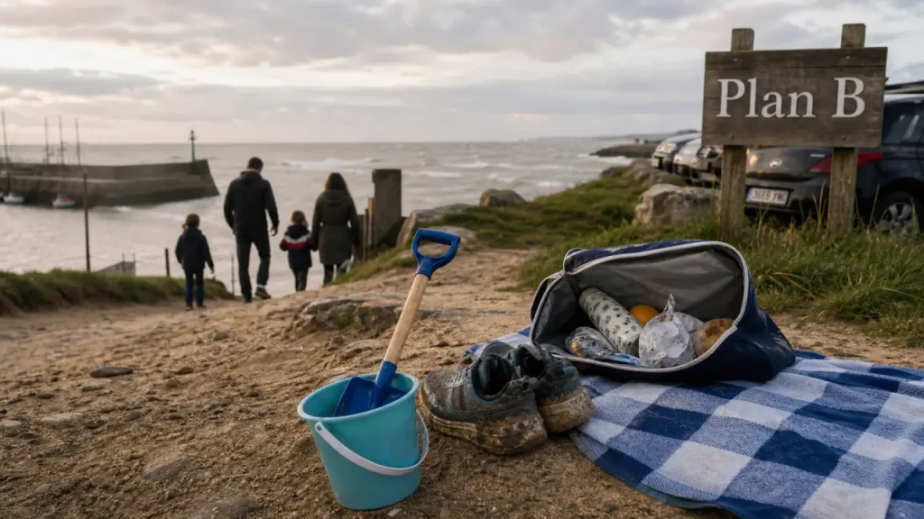 Que faire aujourd aujourd hui en Vendée avec des enfants : digue, mer grise et jeux enfants
