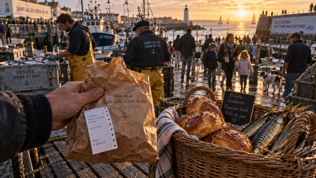 Que faire ce dimanche en Vendée : marché au port de Saint-Gilles-Croix-de-Vie