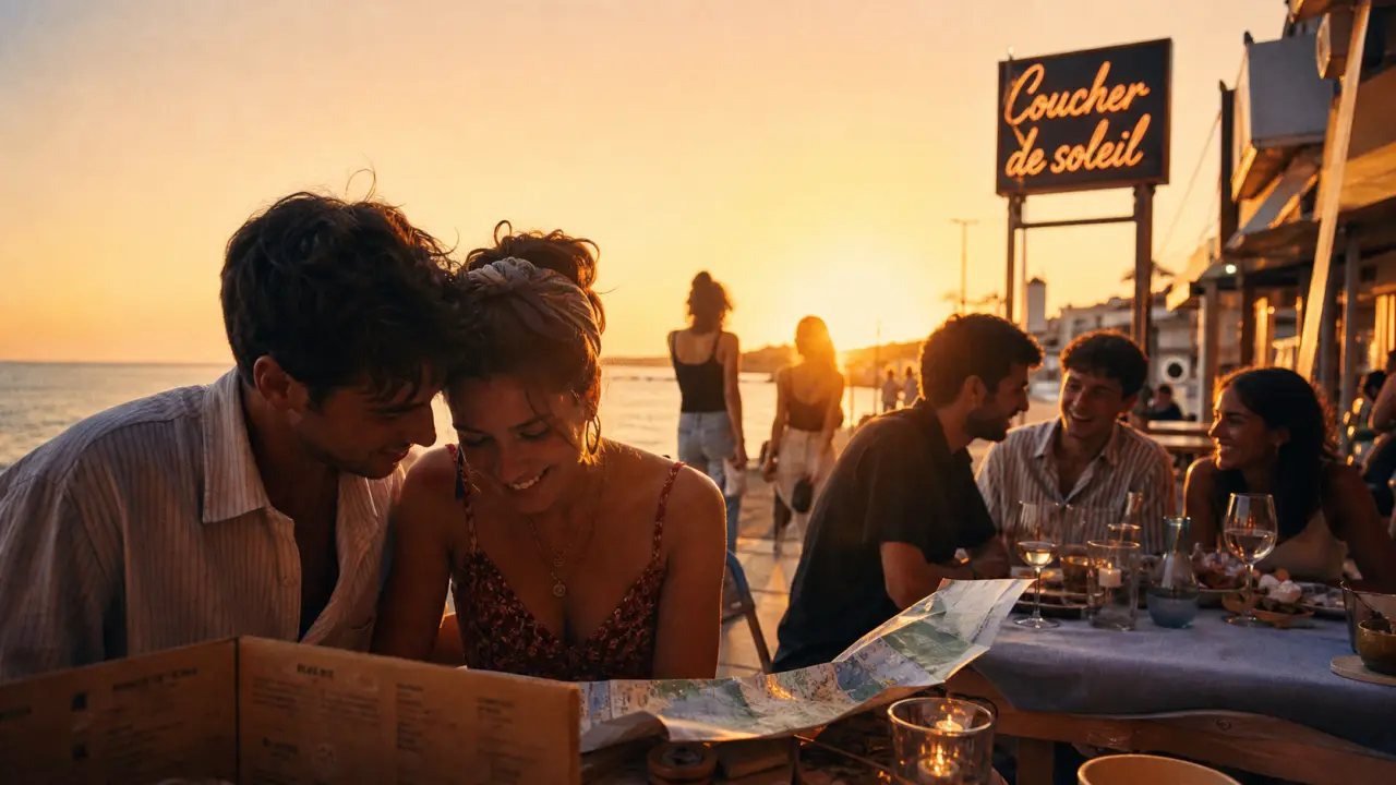 Que faire ce soir en Vendée : coucher de soleil au port
