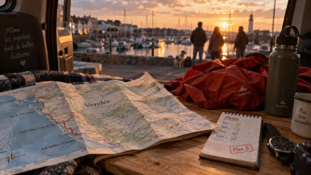 Que faire demain en Vendée : carte, marée et météo