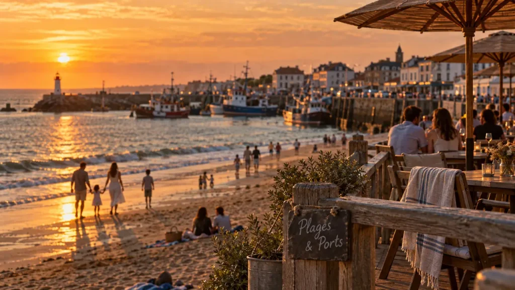 Que faire en Vendée cet été : plages et port de Saint-Gilles-Croix-de-Vie