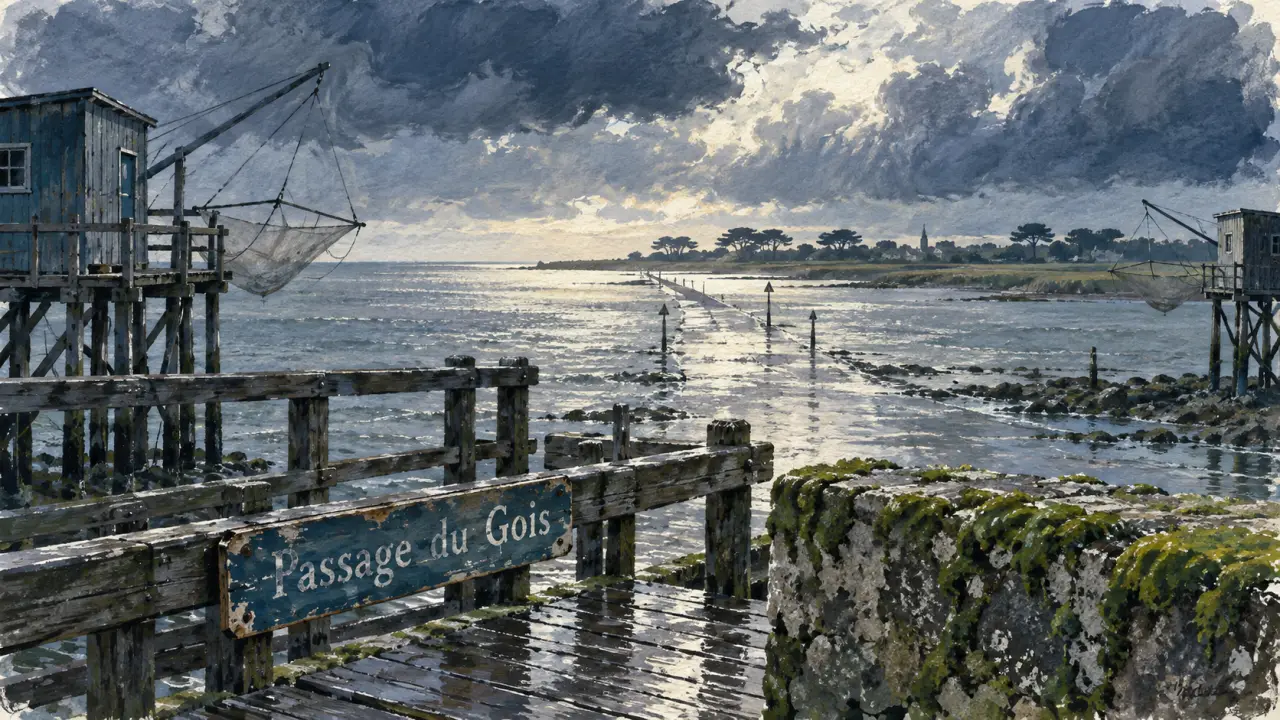 Sites à visiter en Vendée : Passage du Gois, marais et côte