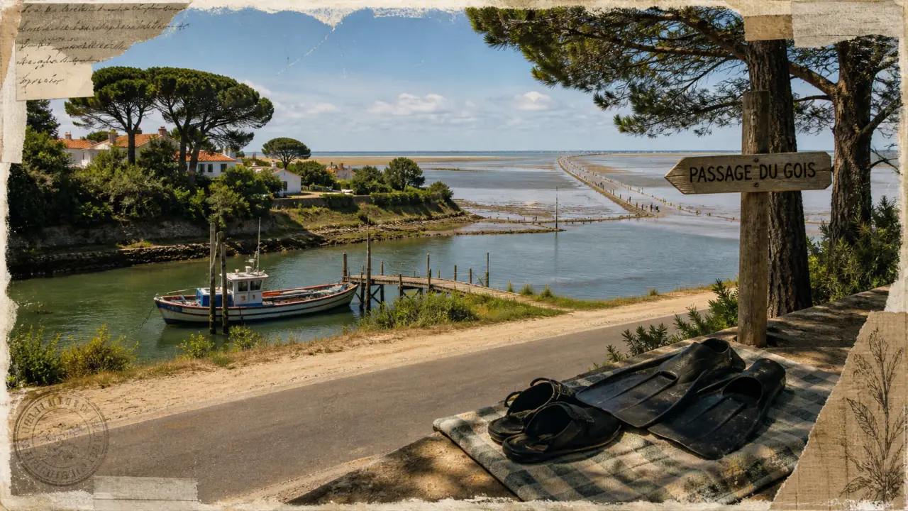 Tourisme que faire en Vendée : Passage du Gois, marais et sable