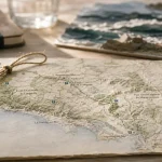 Carte touristique tourisme Vendée : îles, marais et villages