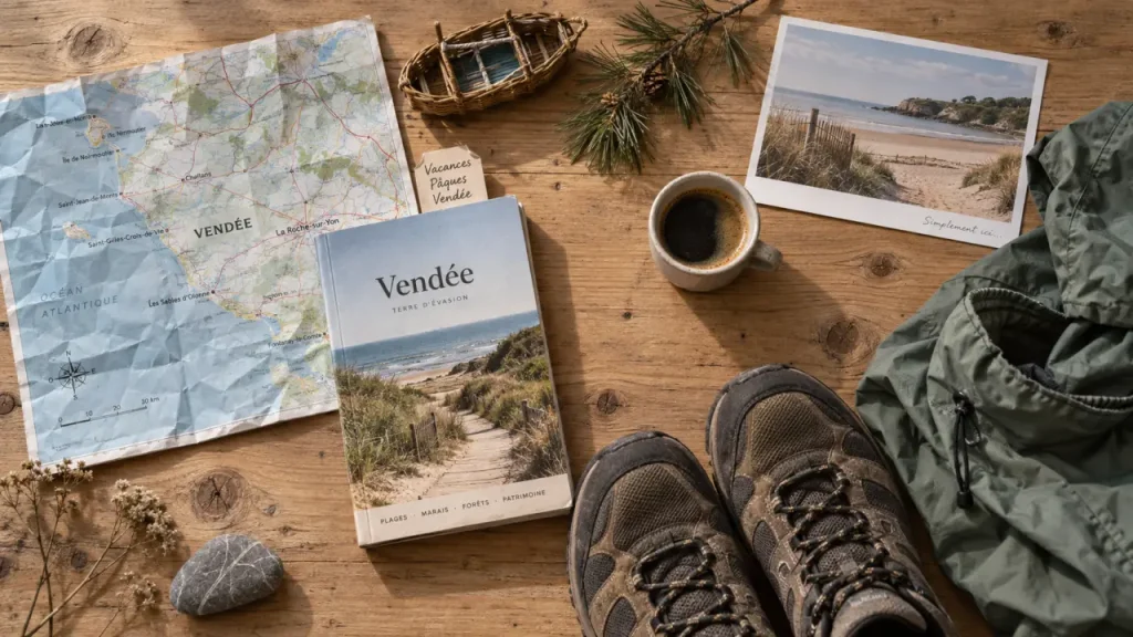 Vacances de pâques en Vendée : guide et carte pour plages calmes
