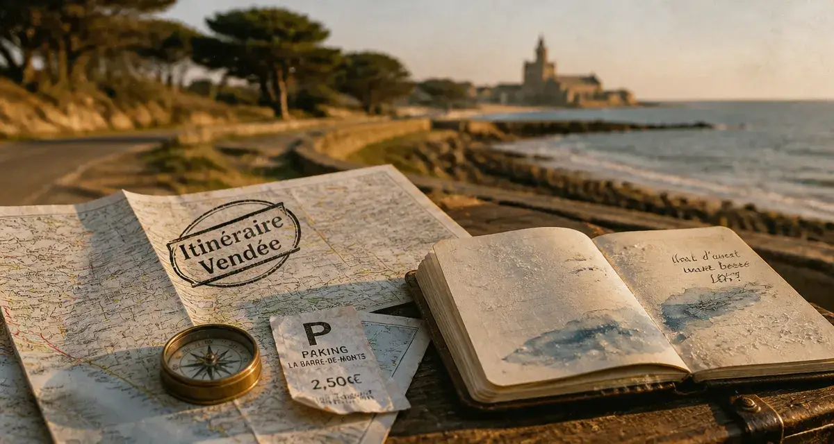 Vendée visites tourisme : route côtière, marais et mer Atlantique