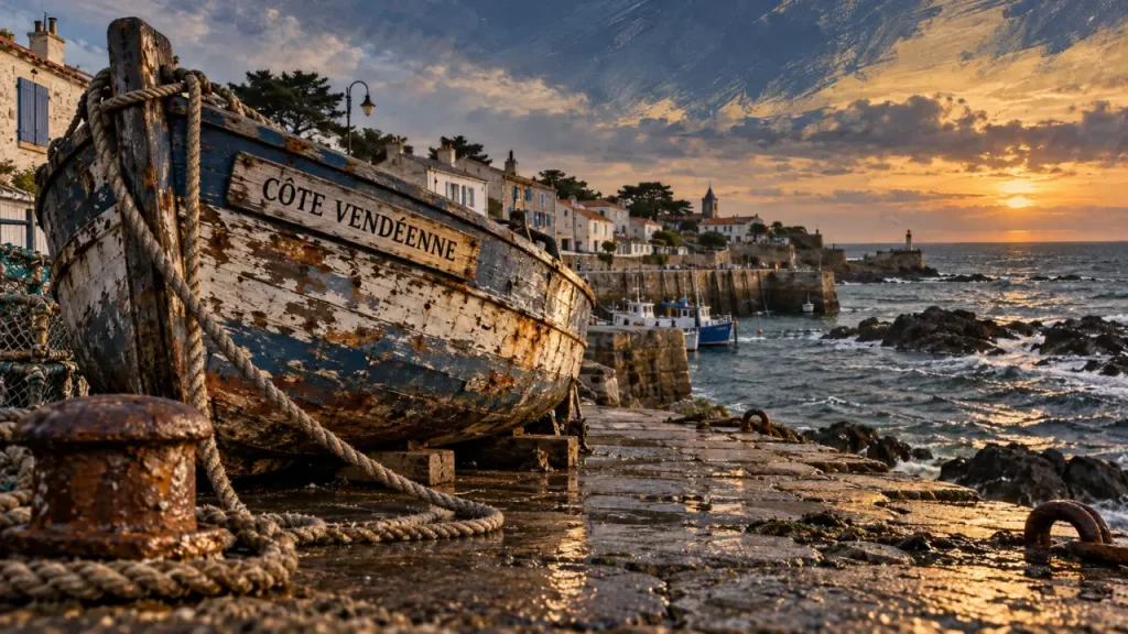 Port en Vendée, lieu a visiter entre océan et marais