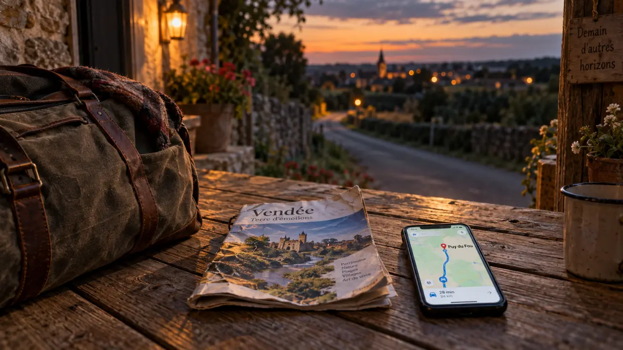 Ville proche Puy du Fou : nuit aux Épesses, route vers le Puy du Fou