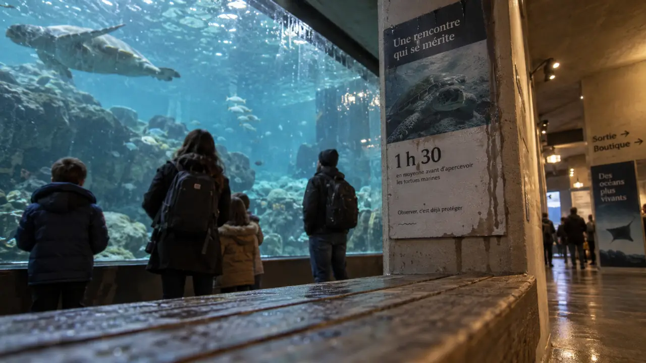 Aquarium de Vendée : combien de temps pour visiter, repère 1 h 30