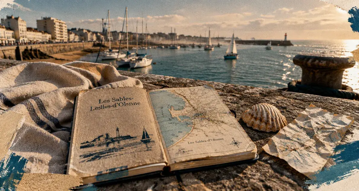 Quelle ville visiter en Vendée : Les Sables-d’Olonne, vue port et océan
