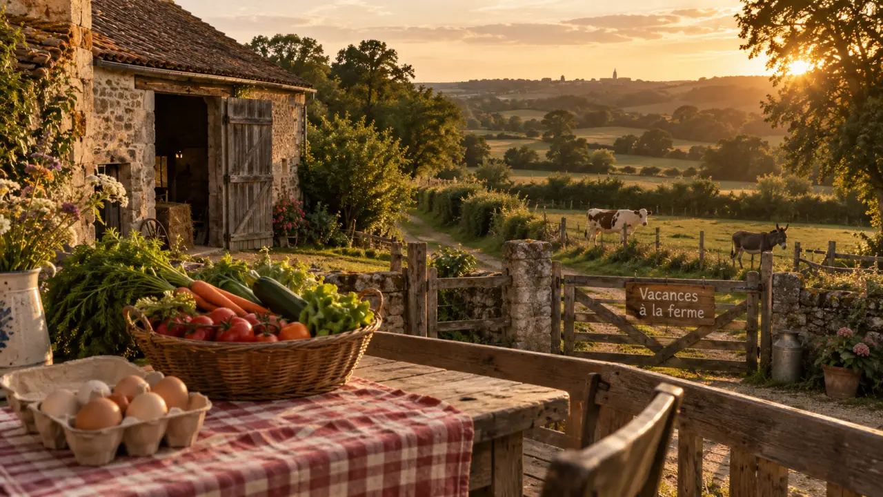 Vacances à la ferme Vendée : bocage calme, animaux et linge de ferme